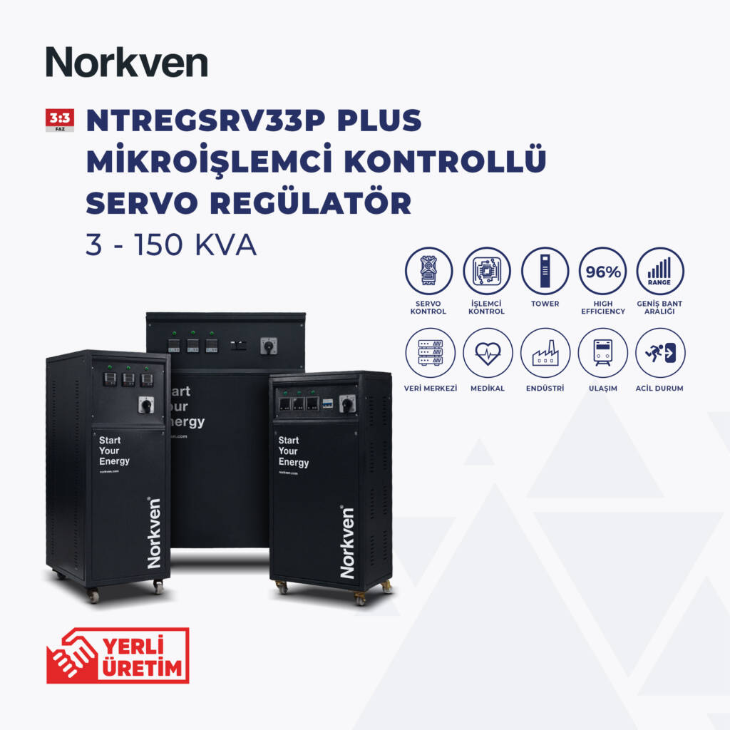 3 - 150 kva trifaze regülatör