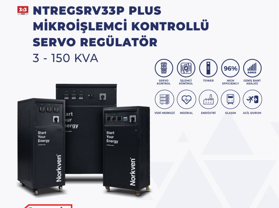 3 - 150 kva trifaze regülatör