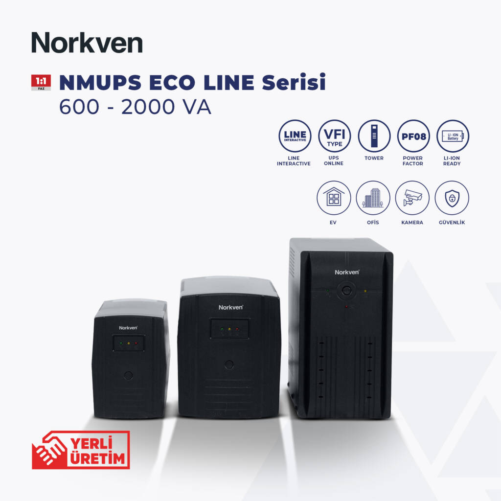 600 - 2000 VA UPS Kesintisiz Güç Kaynağı