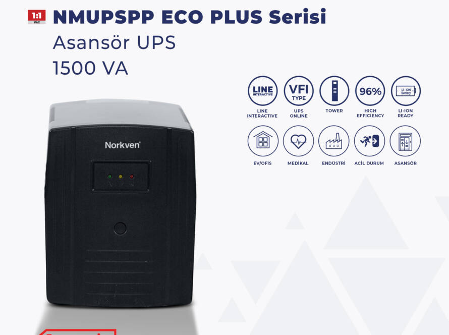 asansör ups kesintisiz güç kaynağı