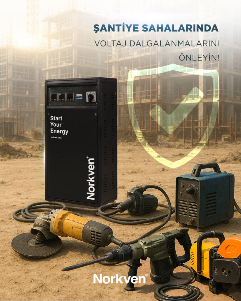 inşaat şantiye voltaj regülatörü