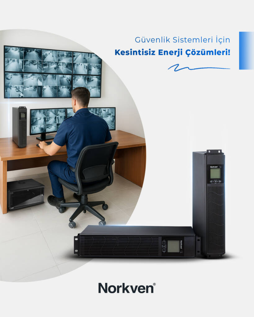 Güvenlik Kamerası İçin Kesintisiz Güç Kaynağı UPS