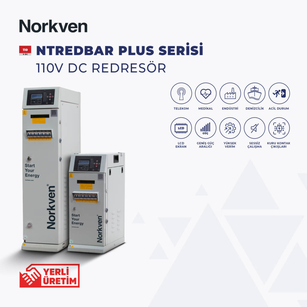 NTREDBAR Plus Serisi 110V DC Trifaze Redresör