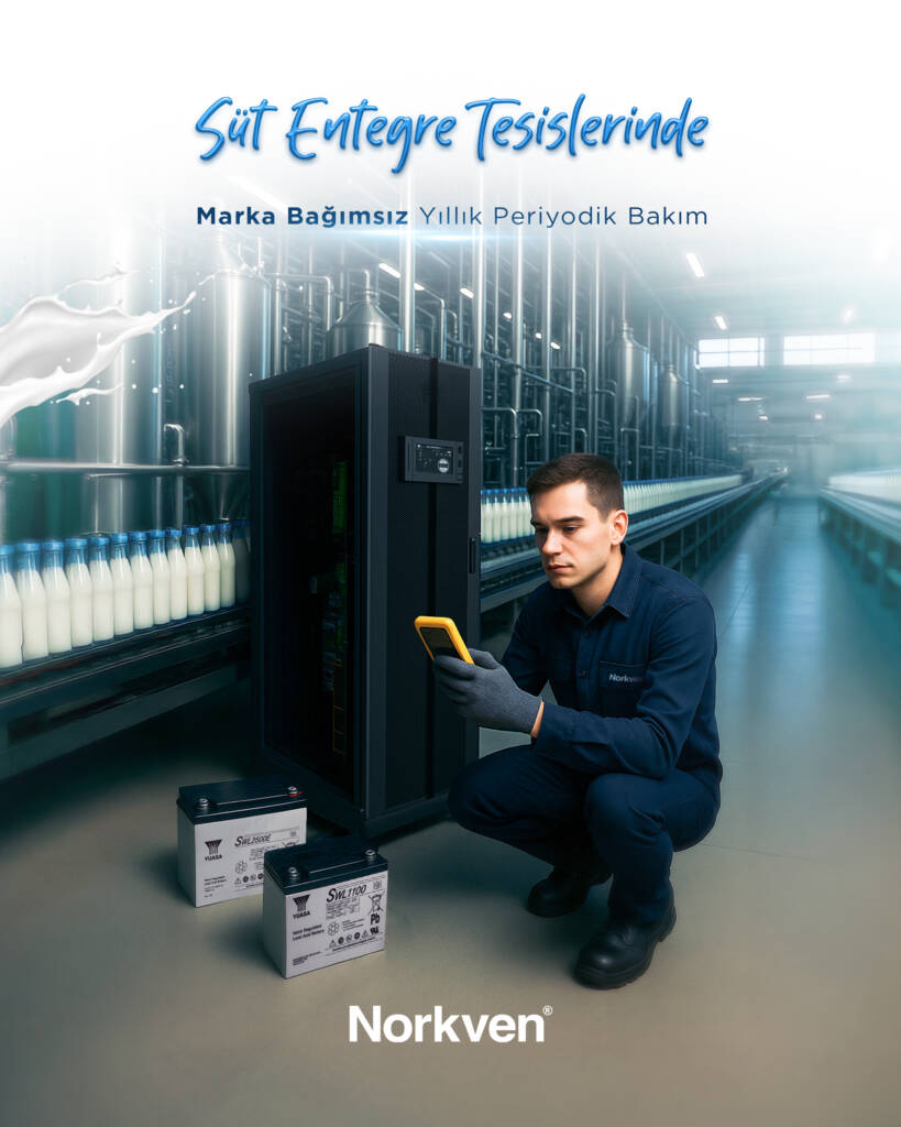 UPS bakım Kesintisiz güç kaynağı süt entegre tesisi