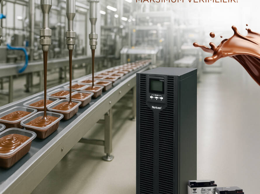 Gıda Tesislerinde UPS Kesintisiz Güç Kaynağı Sıvı Dolum Makinesi