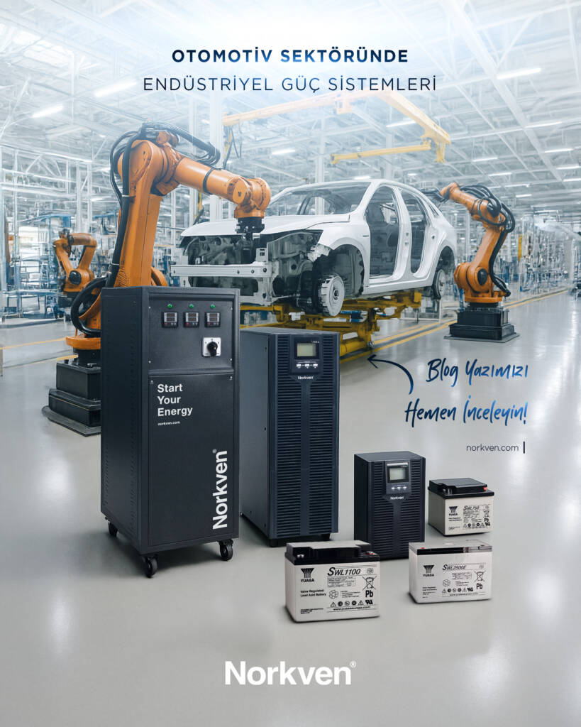 Otomotiv Endüstrisinde UPS Kesintisiz Güç Kaynağı