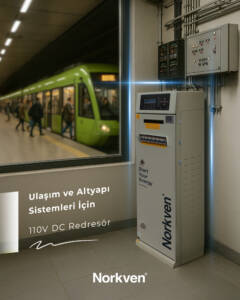 Ulaşım ve Altyapı Sistemleri Güvenilir Enerji 110V DC Redresör