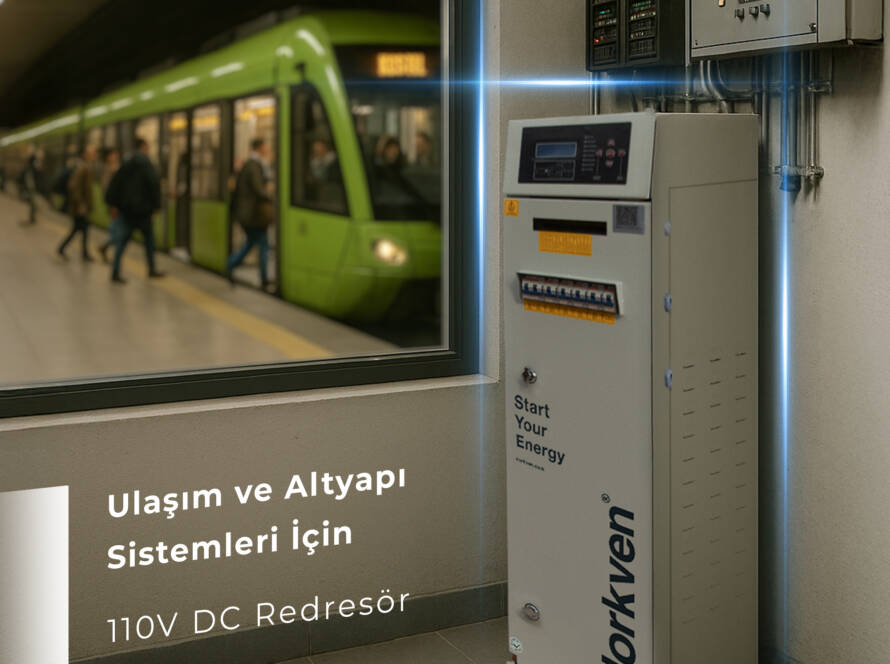 Ulaşım ve Altyapı Sistemleri Güvenilir Enerji 110V DC Redresör